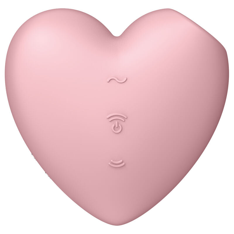 Satisfyer Cutie Heart Air Pulse Stimulator & Vibrator – Rosa