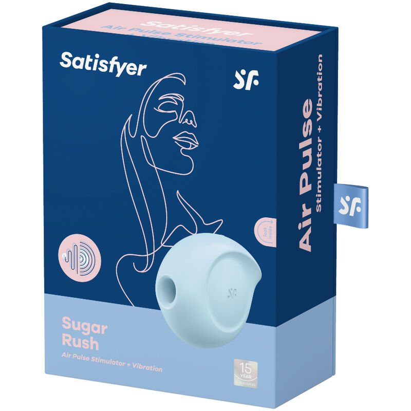 Satisfyer Sugar Rush Air Pulse Stimulator & Vibrator – Blau