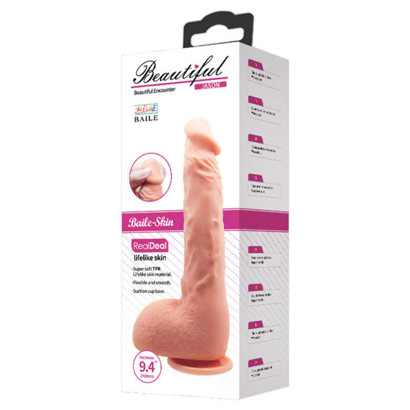 Baile Realistischer Dildo Jason Natur 24 CM