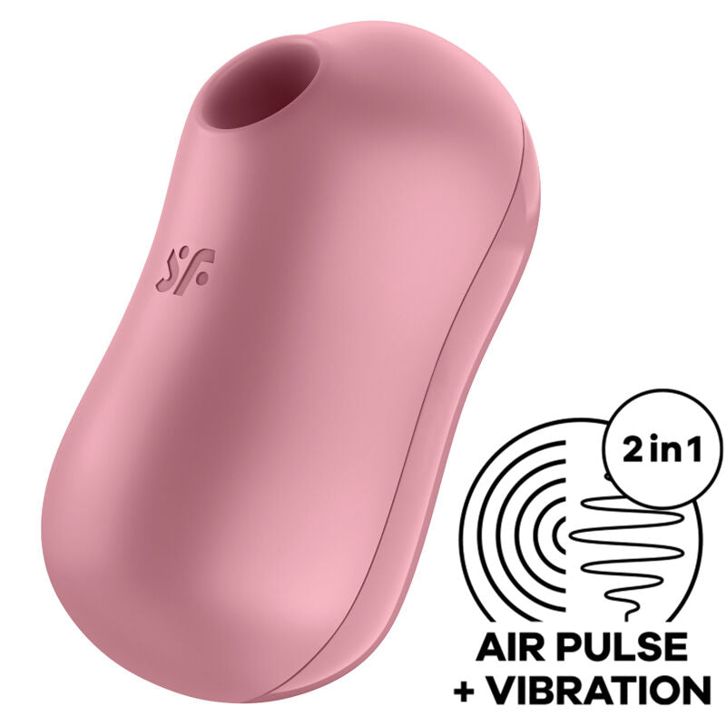 Satisfyer Cotton Candy Air Pulse Stimulator & Vibrator Rosa