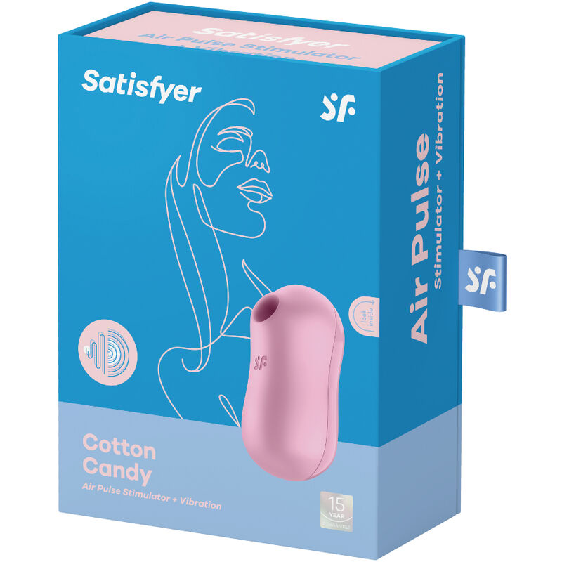 Satisfyer Cotton Candy Air Pulse Stimulator & Vibrator Lila