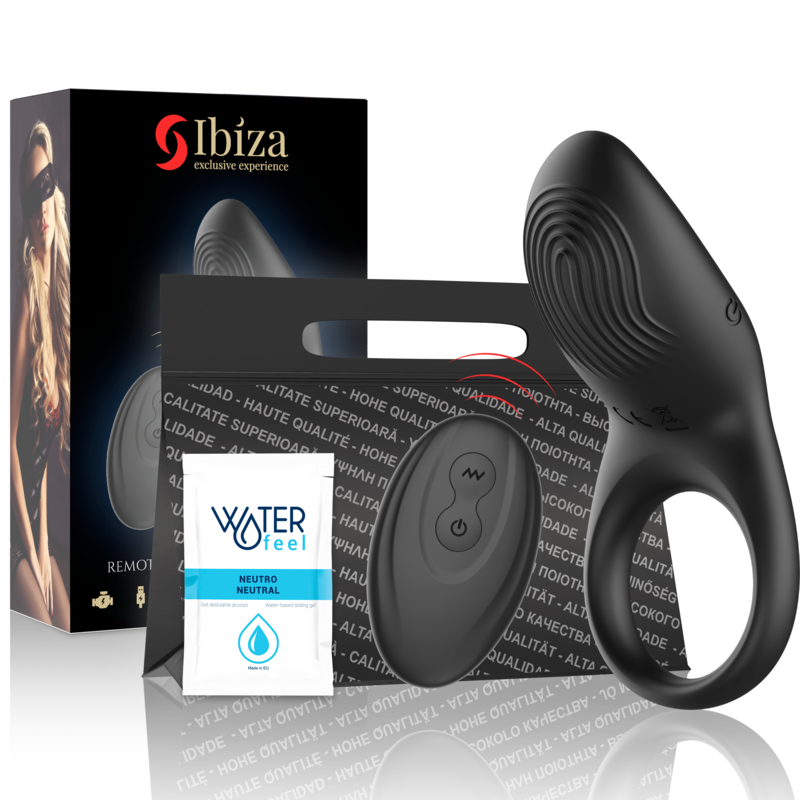 Ibiza Vollkontakt Vibrations-Penisring mit Fernbedienung