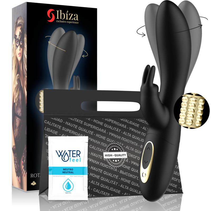Ibiza Kraftvoller Perlenrotator mit Kaninchen