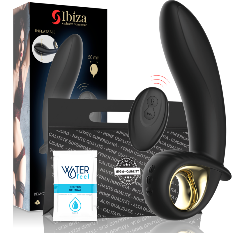 Ibiza Leistungsstarker Aufblasbarer Anal/vaginal-vibrator mit
