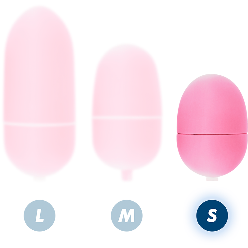 Online Vibrationsei S mit Fernbedienung – rosa