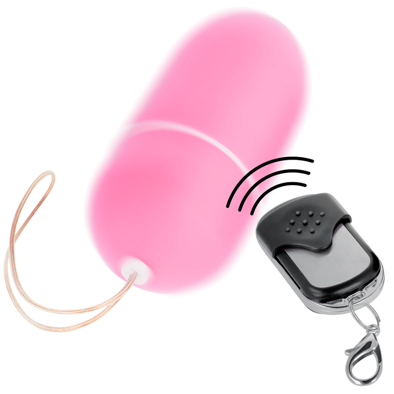 Online Vibrationsei L mit Fernbedienung – rosa