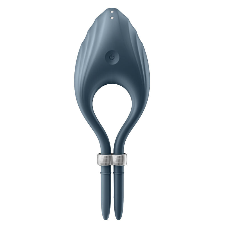 Satisfyer Duelist Vibrations-Penisring – grau, verstellbar