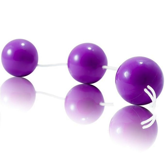 Baile Stimulating Baile - Streifen Lila Abs-Analkugeln