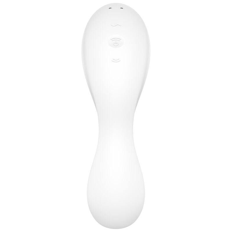 Satisfyer Curvy Trinity 5+ Air Pulse & Vibrator App – Weiß
