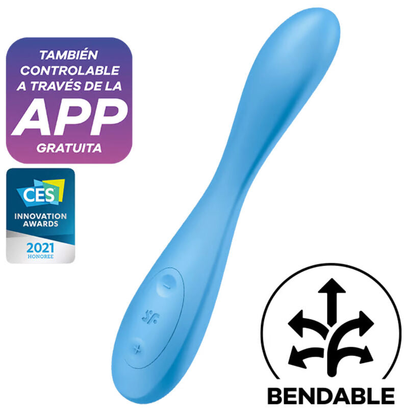 Satisfyer G-Spot Flex 4+ Multi-Vibrator App – Blau