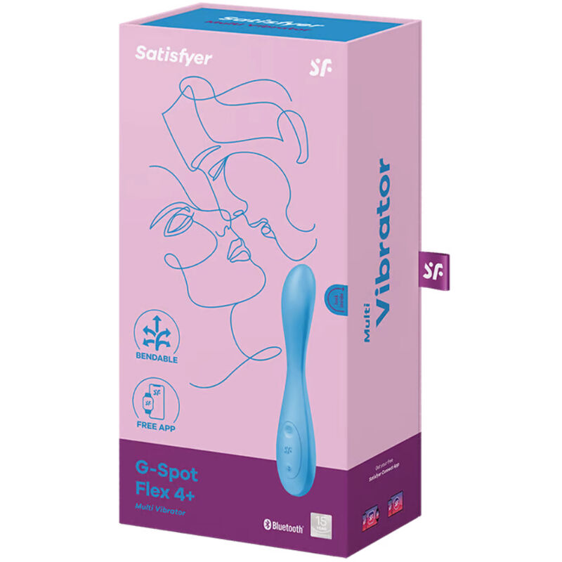 Satisfyer G-Spot Flex 4+ Multi-Vibrator App – Blau