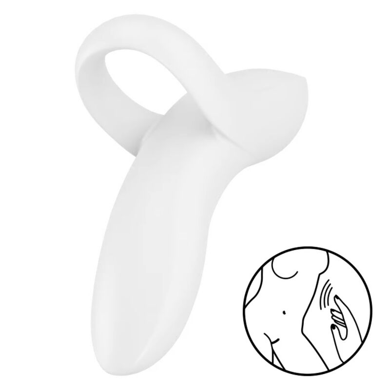 Satisfyer Bold Lover Fingervibrator – Weiß