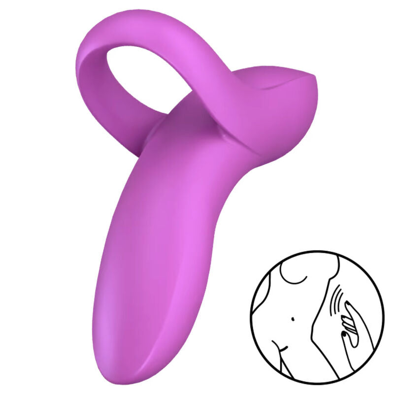 Satisfyer Bold Lover Fingervibrator – Rosa