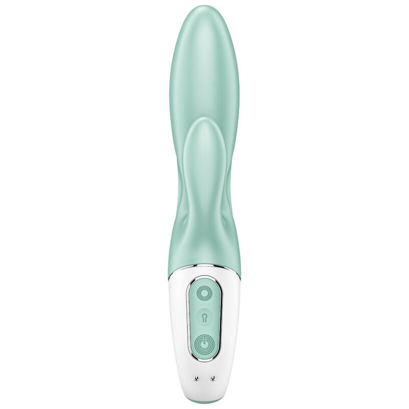 Satisfyer Air Pump Bunny 5+ Aufblasbarer Rabbit App – Grün