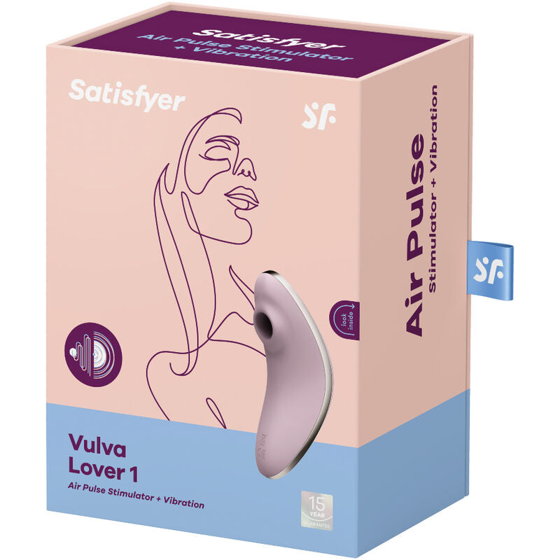 Satisfyer Vulva Lover 1 Luftpulsstimulator & Vibrator Violett