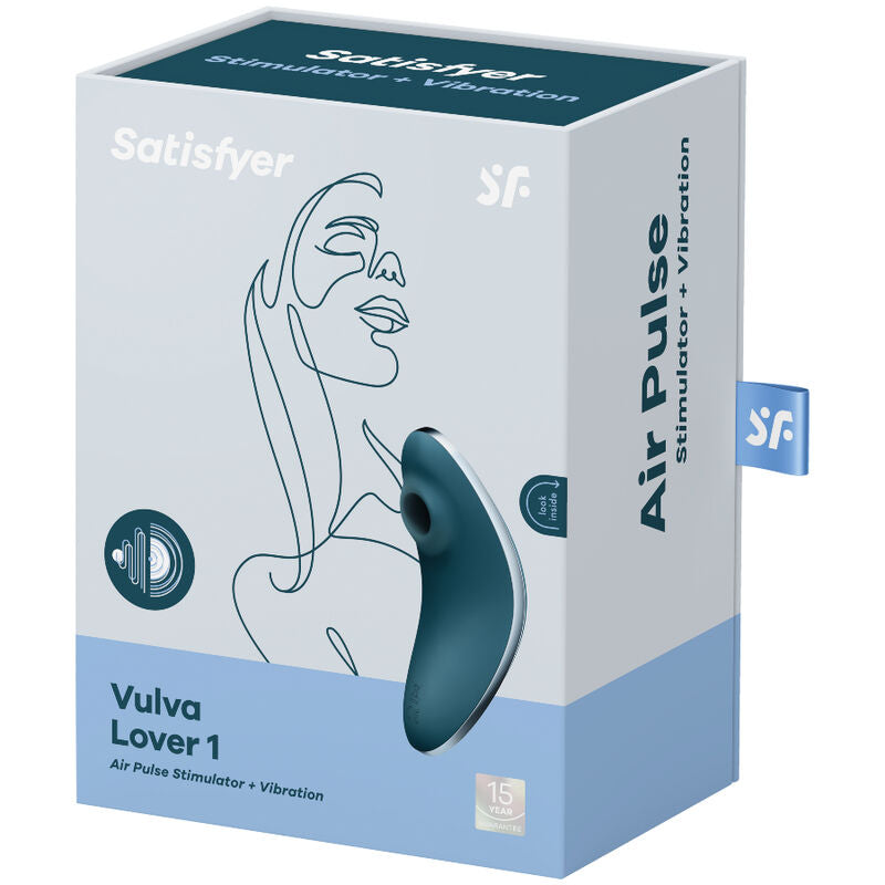 Satisfyer Vulva Lover 1 Luftpulsstimulator & Vibrator Blau