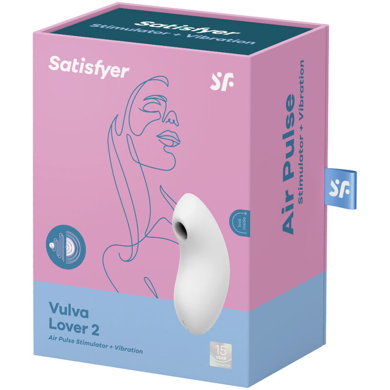 Satisfyer Vulva Lover 2 Luftpulsstimulator & Vibrator Weiss