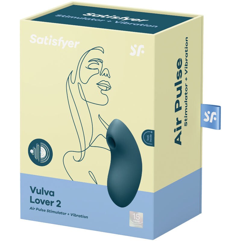 Satisfyer Vulva Lover 2 Luftpulsstimulator & Vibrator Blau
