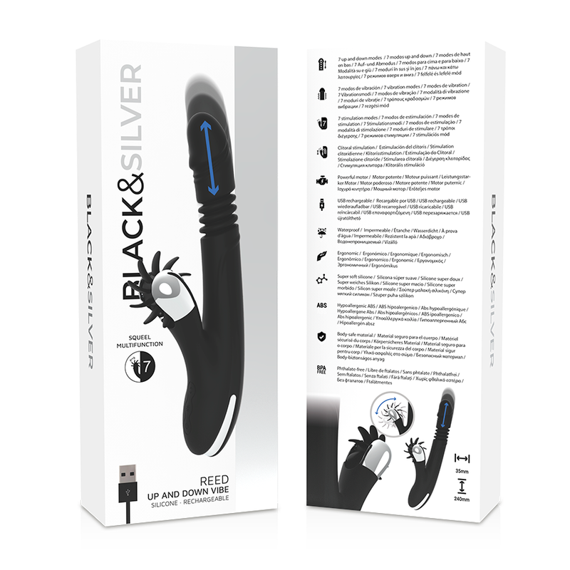 Black&Silver Bunny Reed Up & Down Vibe