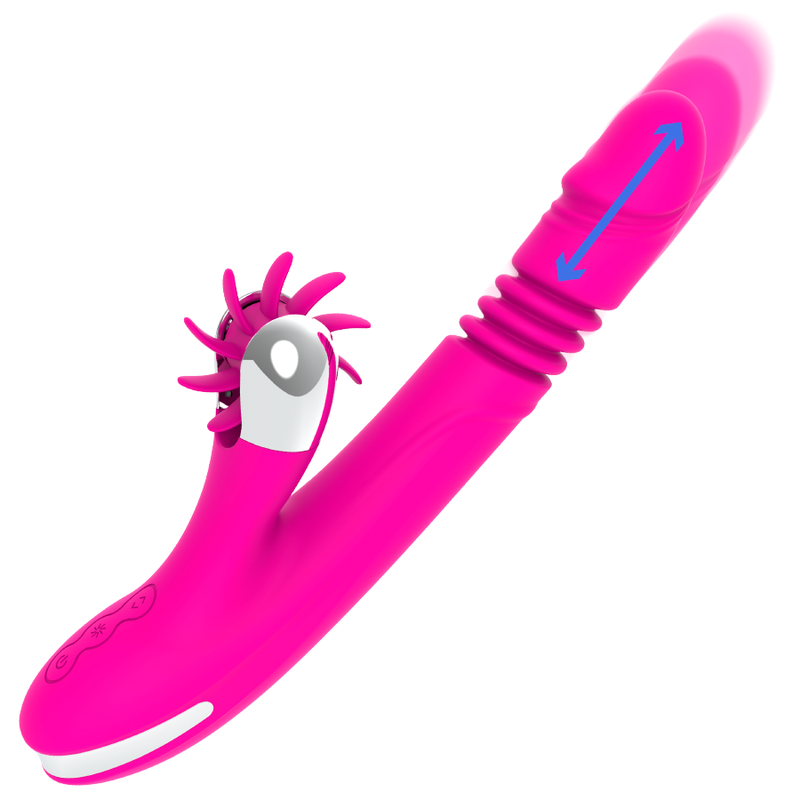 Diversia Rabbit-Vibrator Auf & Ab 24 cm – Multifunktion