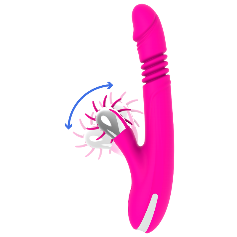 Diversia Rabbit-Vibrator Auf & Ab 24 cm – Multifunktion