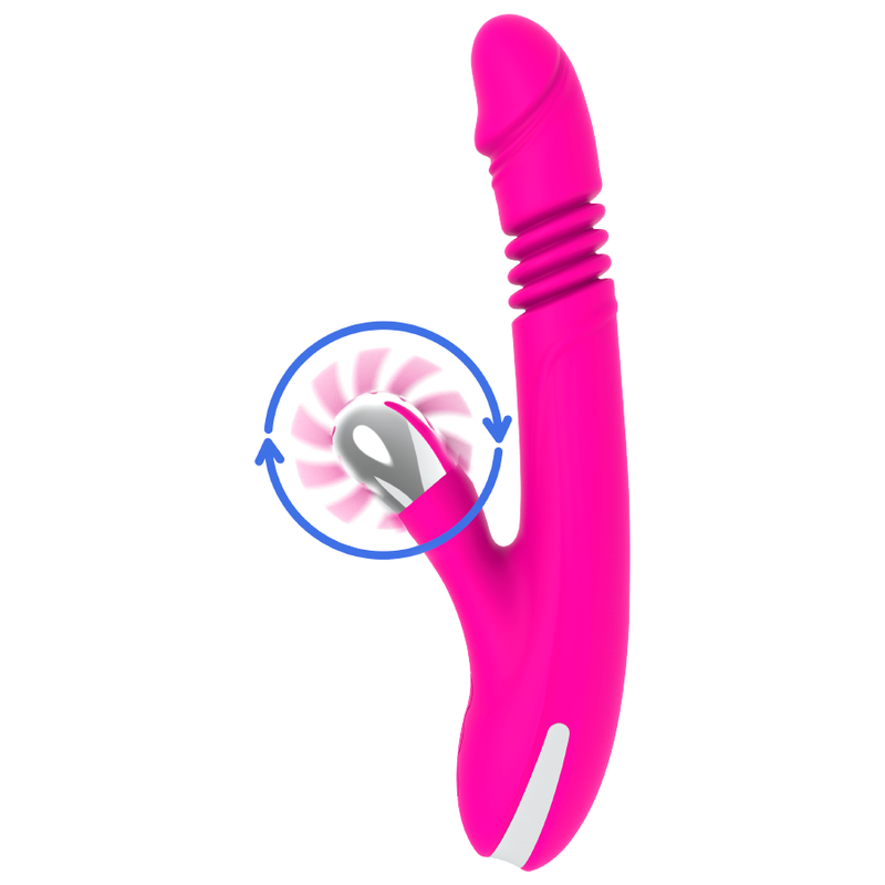 Diversia Rabbit-Vibrator Auf & Ab 24 cm – Multifunktion