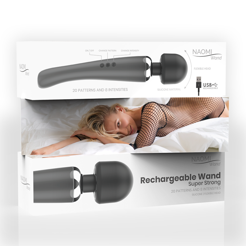 Naomi Wand Massager – 4.000–8.000 U/min, superstarker Motor