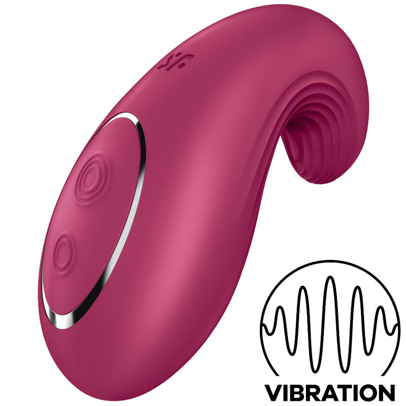 Satisfyer Dipping Delight Auflege-Vibrator – rot, Klitoris