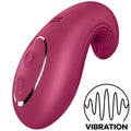Satisfyer Dipping Delight Auflege-Vibrator – rot, Klitoris