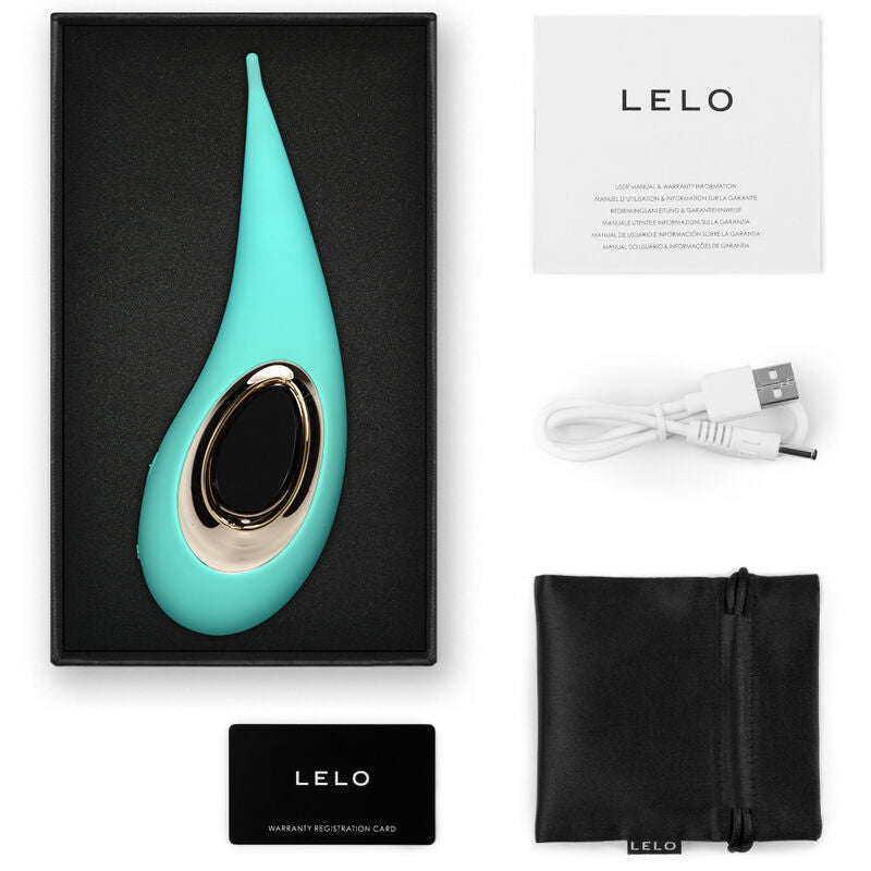 Lelo DOT Klitoris-Stimulator – aqua, Infinite-Loop-Technologie