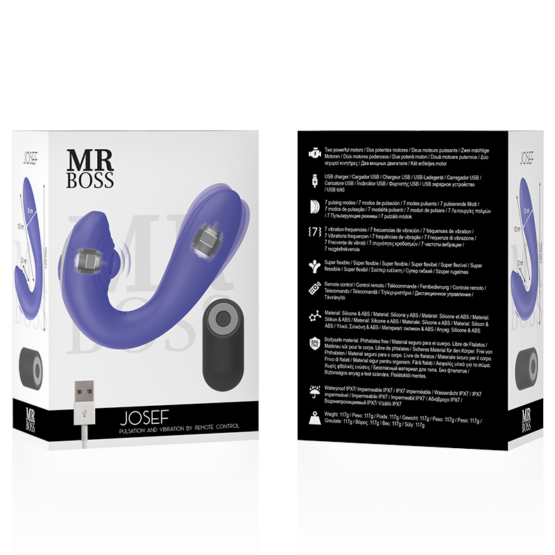Mr. Boss Josef Pulsations- & Vibrationsvibrator für Paare