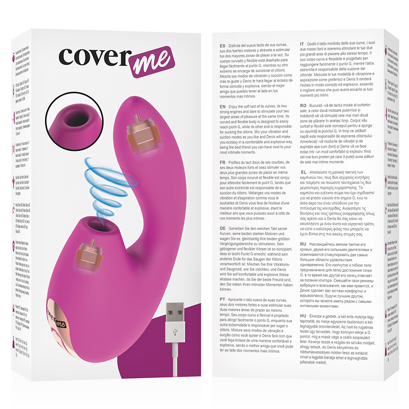 CoverMe Klitoris-Sauger & G-Punkt-Rush-Vibrator