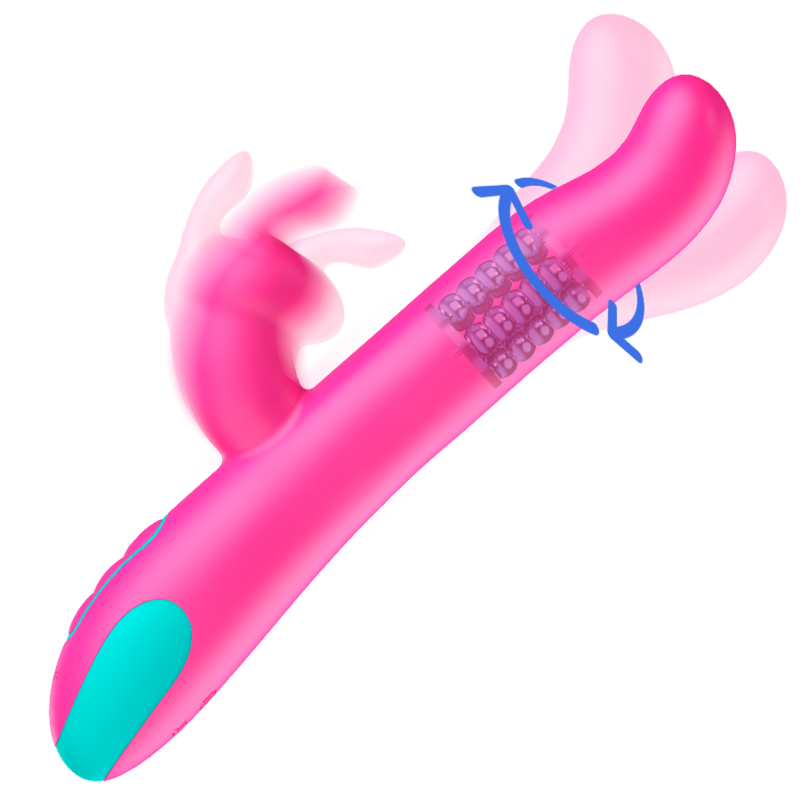 Happy Loky Pluto Rabbit-Vibrator & Rotator + WatchMe