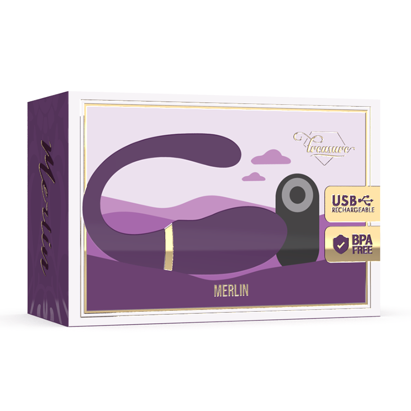 Treasure Merlin Doppelkopf-Vibrator mit Fernbedienung