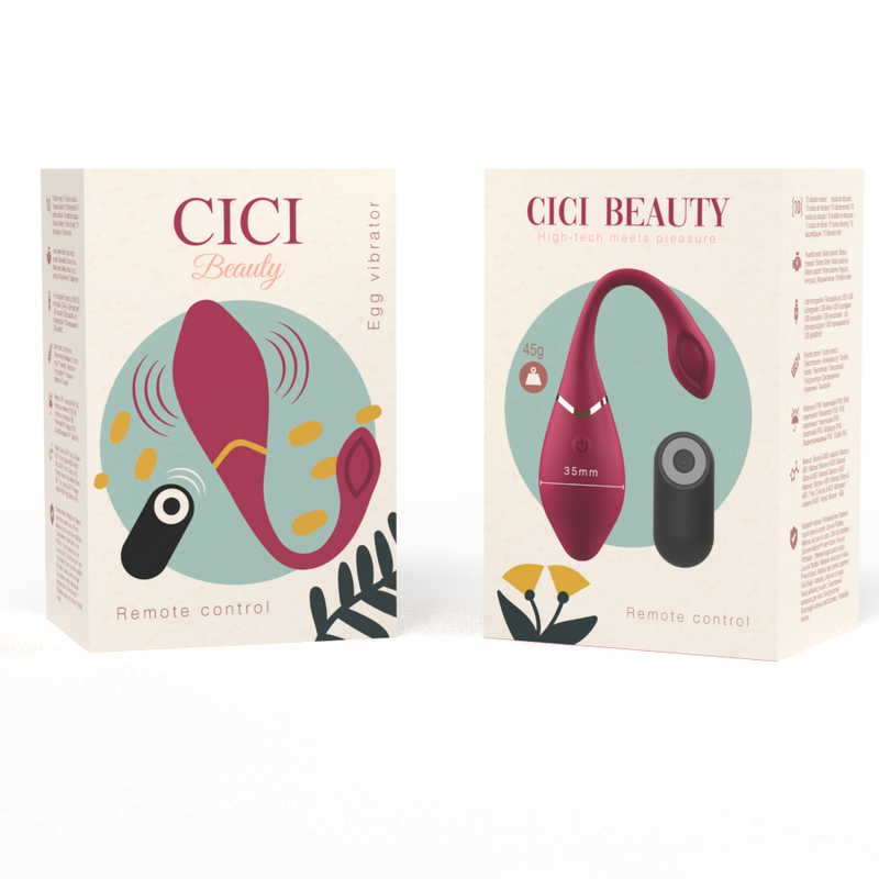 Cici Beauty Premium Silikon Vibrations-Ei mit Fernbedienung