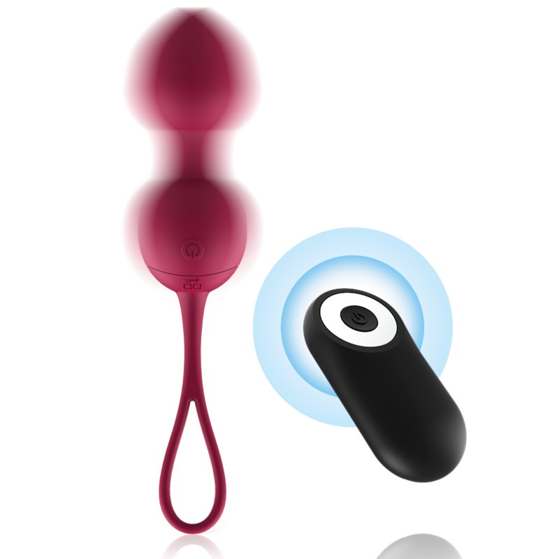 Cici Beauty Vibrierende Kegelperlen 3er-Set mit Fernbedienung