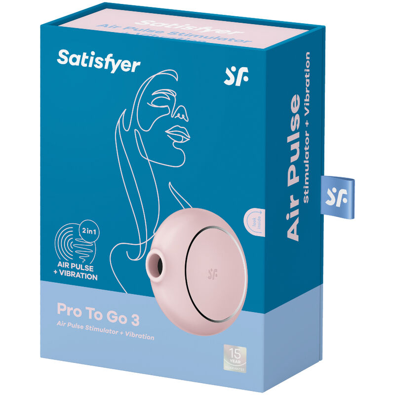 Satisfyer Pro To Go 3 Doppel Air Pulse & Vibrator – Rosa