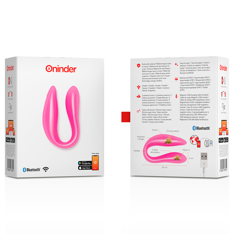 Oninder Lisboa G-Spot- & Klitoralstimulator – Rosa App