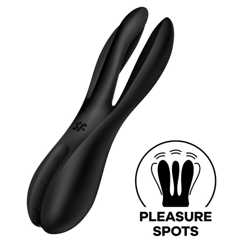 Satisfyer Threesome 2 Vibrator – Schwarz