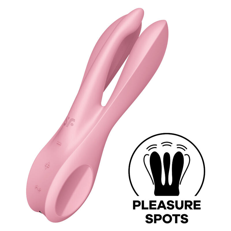 Satisfyer Threesome 1 Vibrator – Rosa