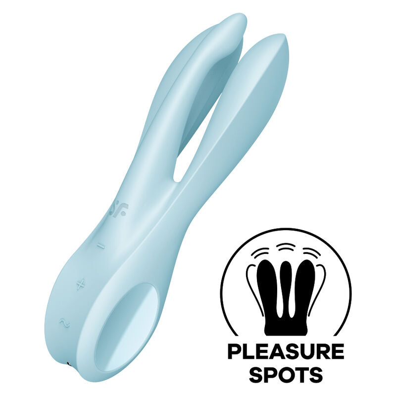 Satisfyer Threesome 1 Vibrator – Blau