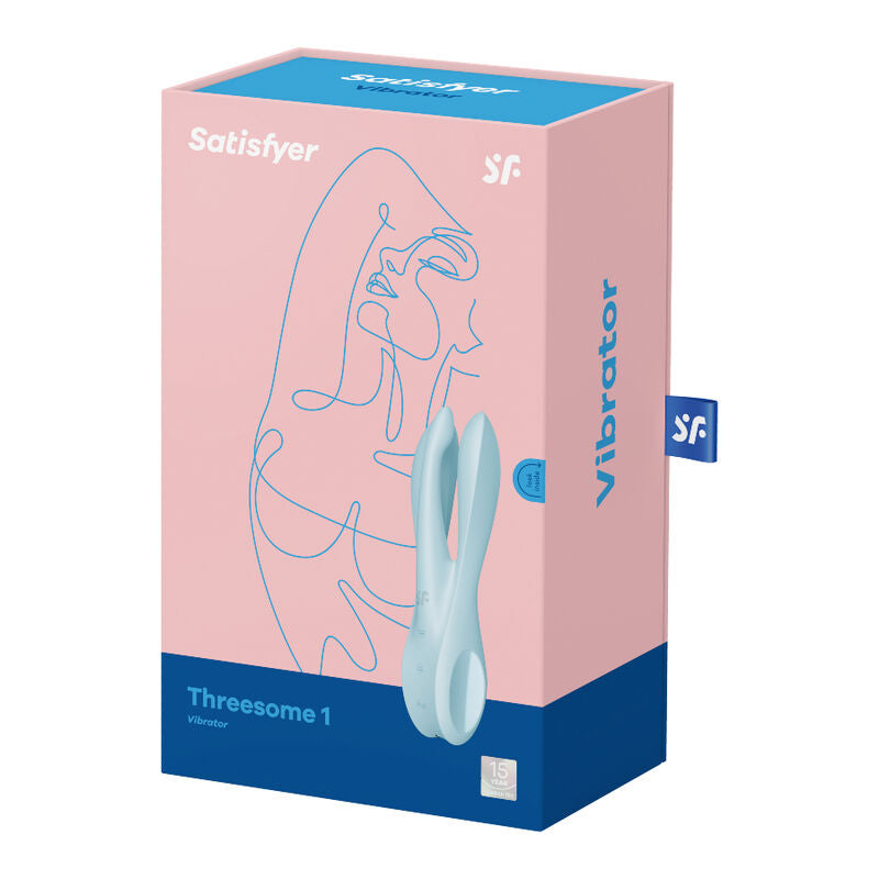 Satisfyer Threesome 1 Vibrator – Blau