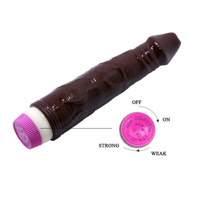 Baile Wellen Des Vergnügens Vibrator 23 CM Braun