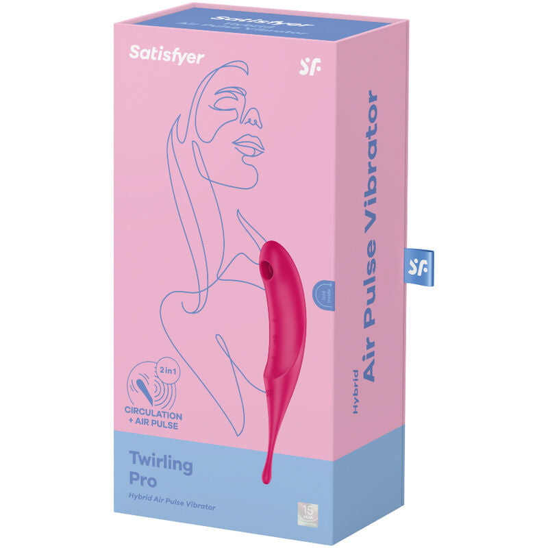 Satisfyer Twirling Pro Air Pulse Stimulator & Vibrator Rot