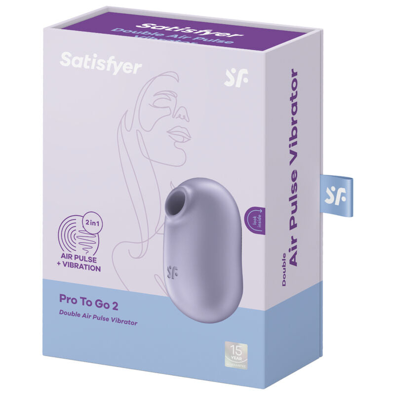 Satisfyer Pro To Go 2 Doppel Air Pulse & Vibrator – Violett