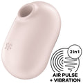 Satisfyer Pro To Go 2 Doppel Air Pulse & Vibrator – Beige