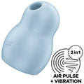 Satisfyer Pro To Go 1 Doppel Air Pulse & Vibrator – Blau