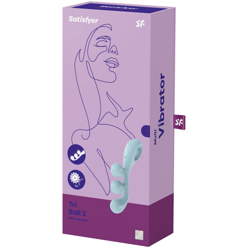 Satisfyer Tri Ball 2 Multi-Vibrator – Blau