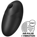 Satisfyer Vulva Lover 3 Air Pulse Stimulator & Vibrator – Schwarz