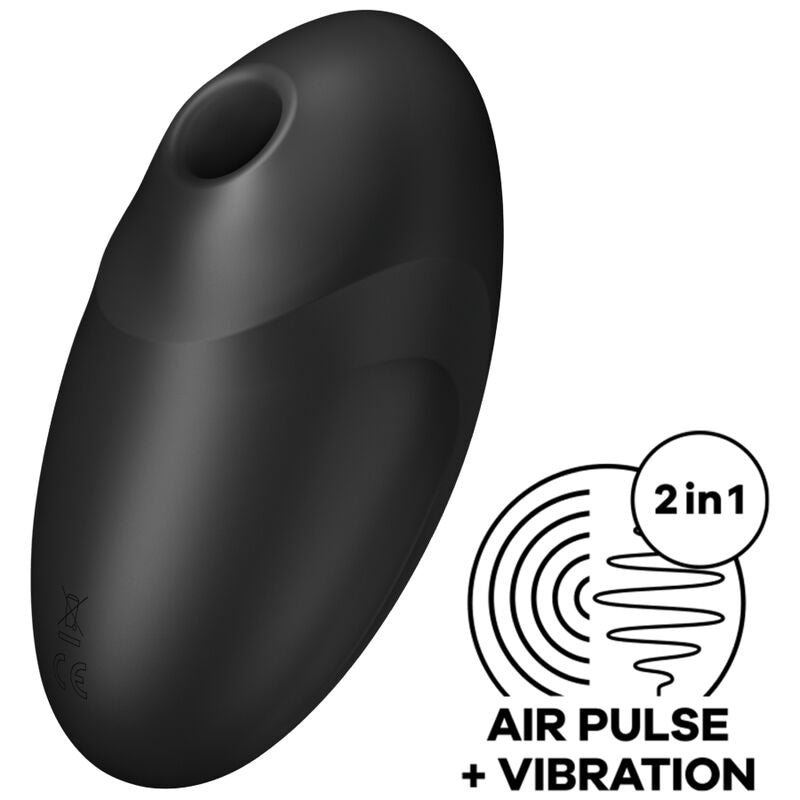 Satisfyer Vulva Lover 3 Air Pulse Stimulator & Vibrator – Schwarz